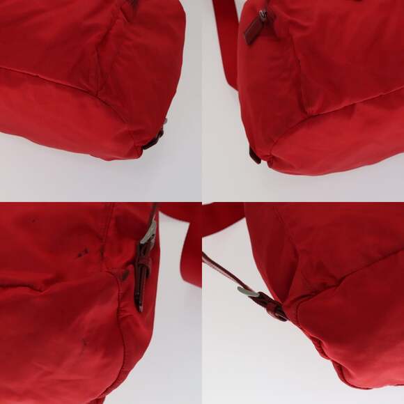 PRADA Backpack Nylon Red - Picture 10 of 13